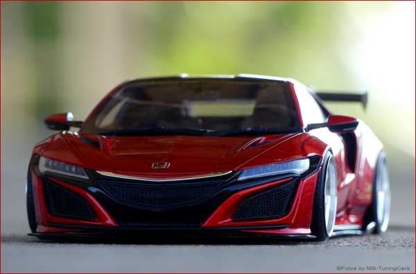 1:18 Honda NSX Liberty Walk LB Performance - Candy Rot - Breitbau inkl. OVP
